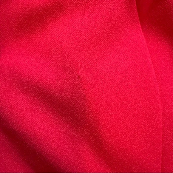 NWT Calvin Klein Hot Pink Pleated Puff Sleeve Dress Size 2 - Picture 6 of 15